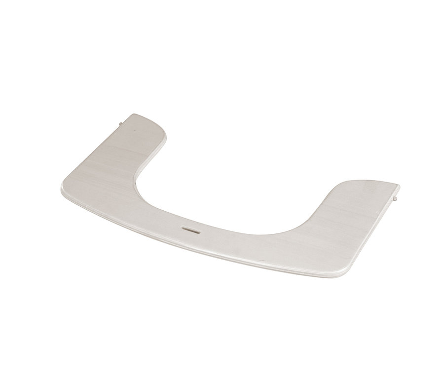 Detailaufnahme des weißen Holz-roba Babyhochstuhls »Sit Up Flex«.