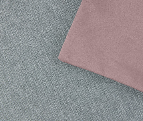 Nahaufnahme von Microfaser-Flanell-Bettwäsche.