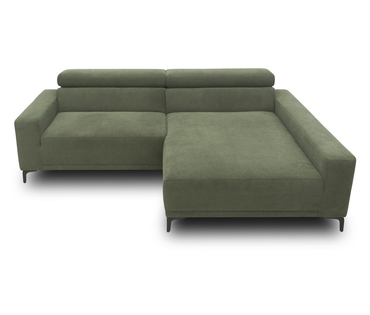 DOMO collection Sofa, grün rechts.