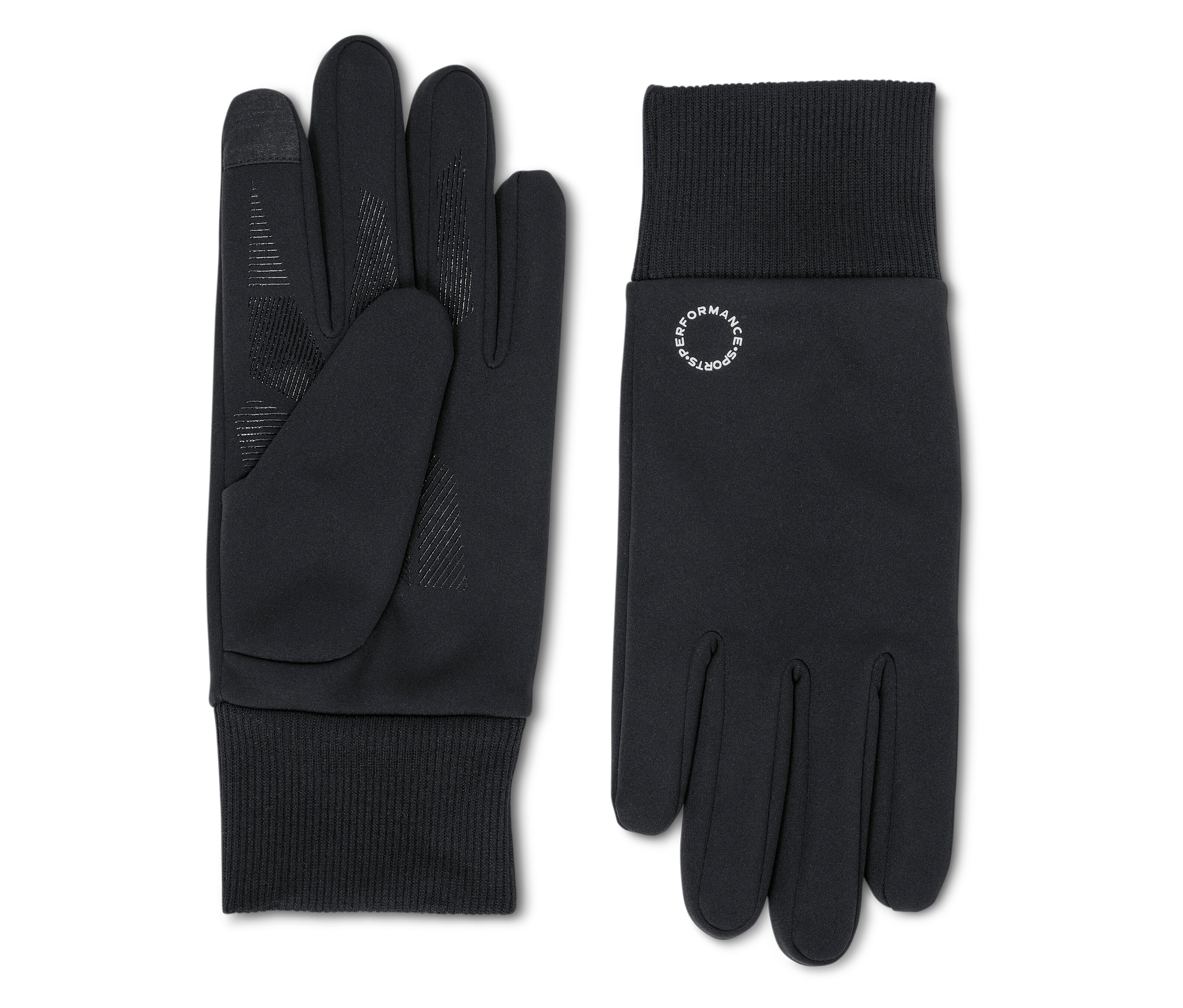 Tchibo - Windprotection-Handschuhe - Unisex - Gr. 8,5 - schwarz