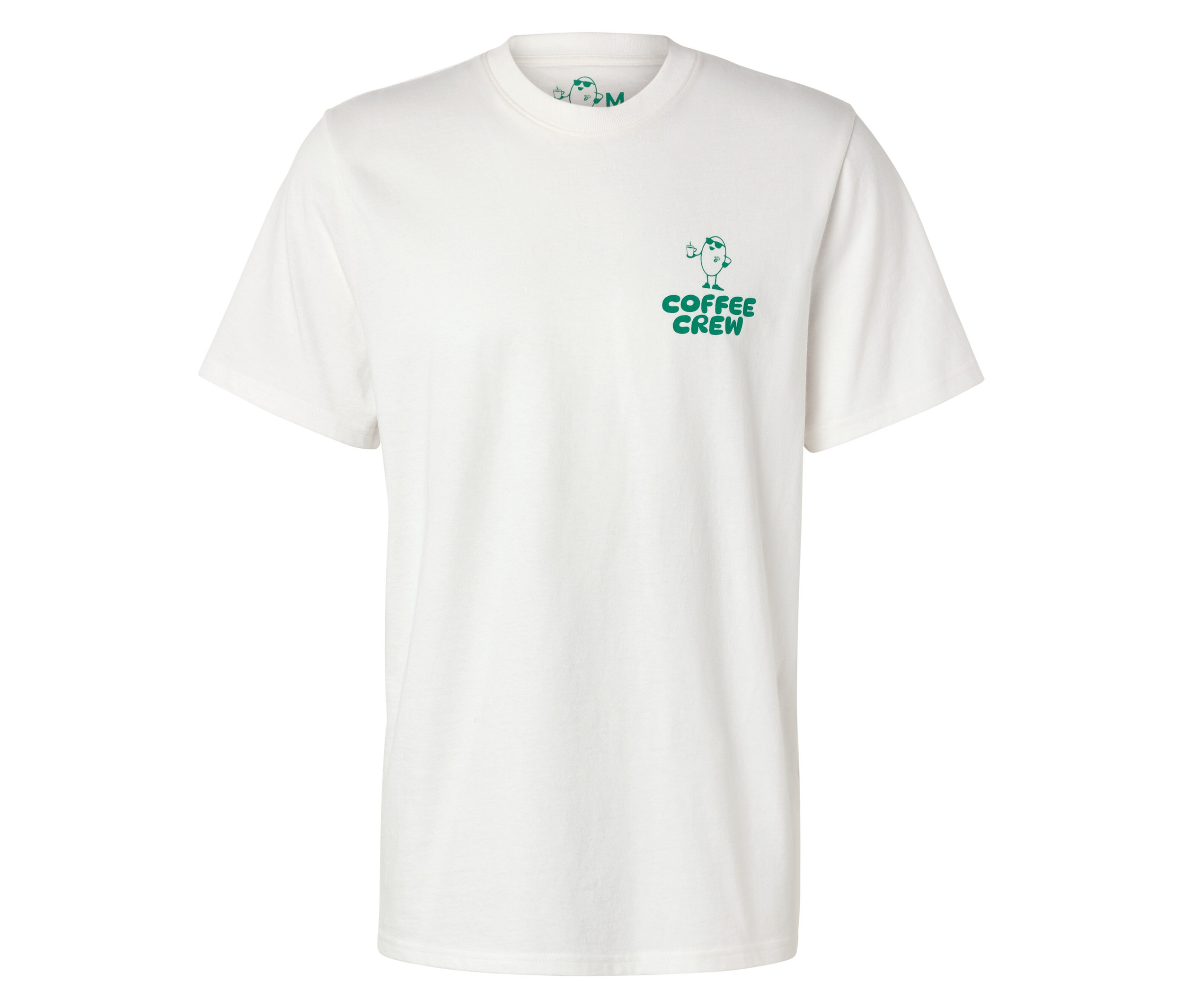 Unisex Coffee Crew T-Shirt - Unisex - Gr. M - grün/print - grün