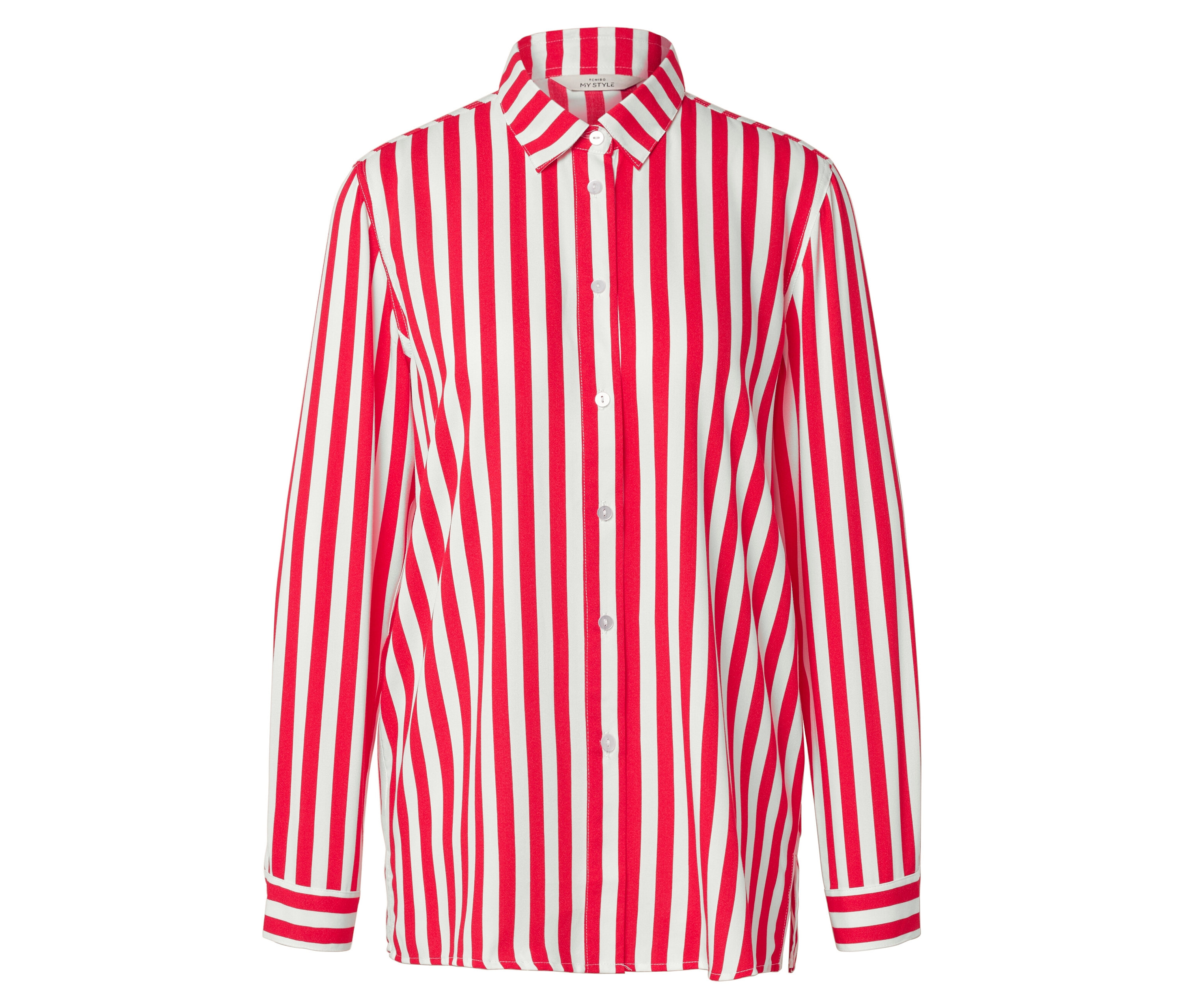 Tchibo - Gestreifte Bluse - Damen - Gr. 42 - weiß/gestreift