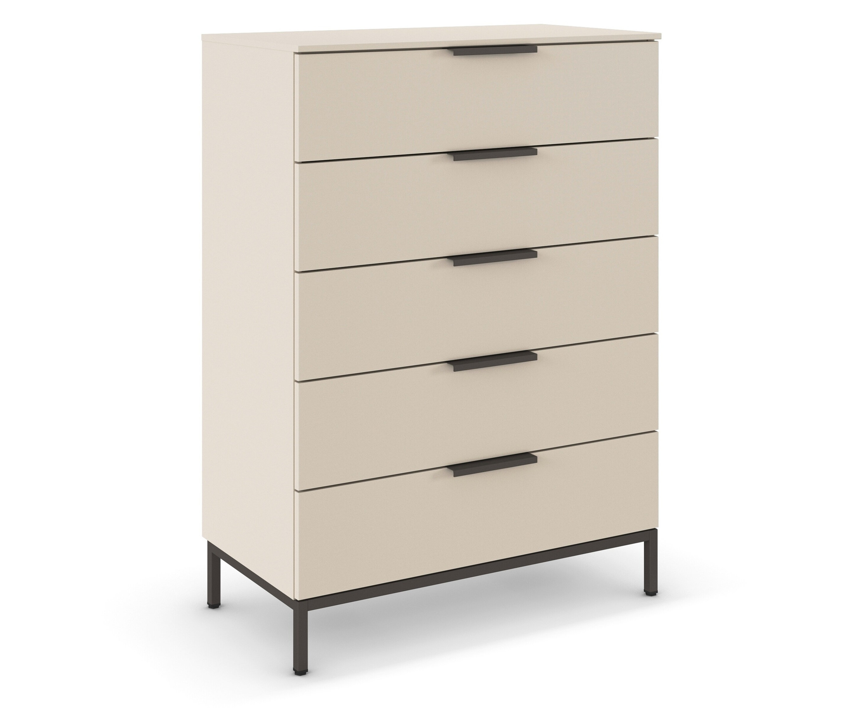 rauch Kommode »Flipp« mit Fußgestell - 80x42x111cm - beige - Holz / Holz