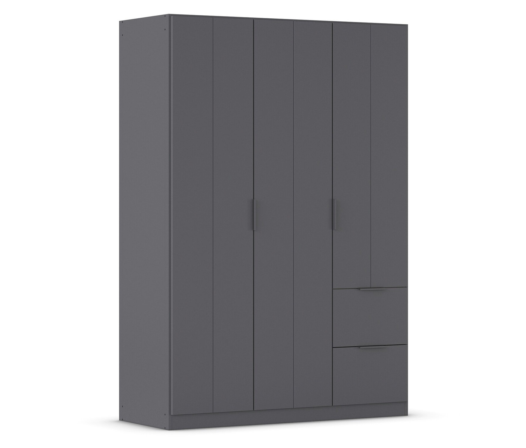 rauch Kleiderschrank »Ella« - 136x54x197cm - grau - Holz / Holz