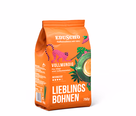 Eduscho Lieblingsbohnen Vollmundig - 750 g Ganze Bohne