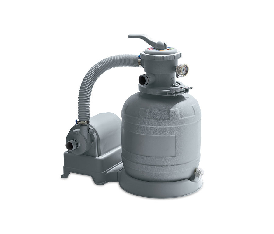 Graue Sandfilterpumpe