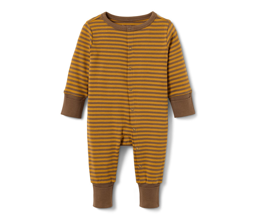 Gestreifter 3er-Pack Pyjamas mit langen Ärmeln und Beinen.