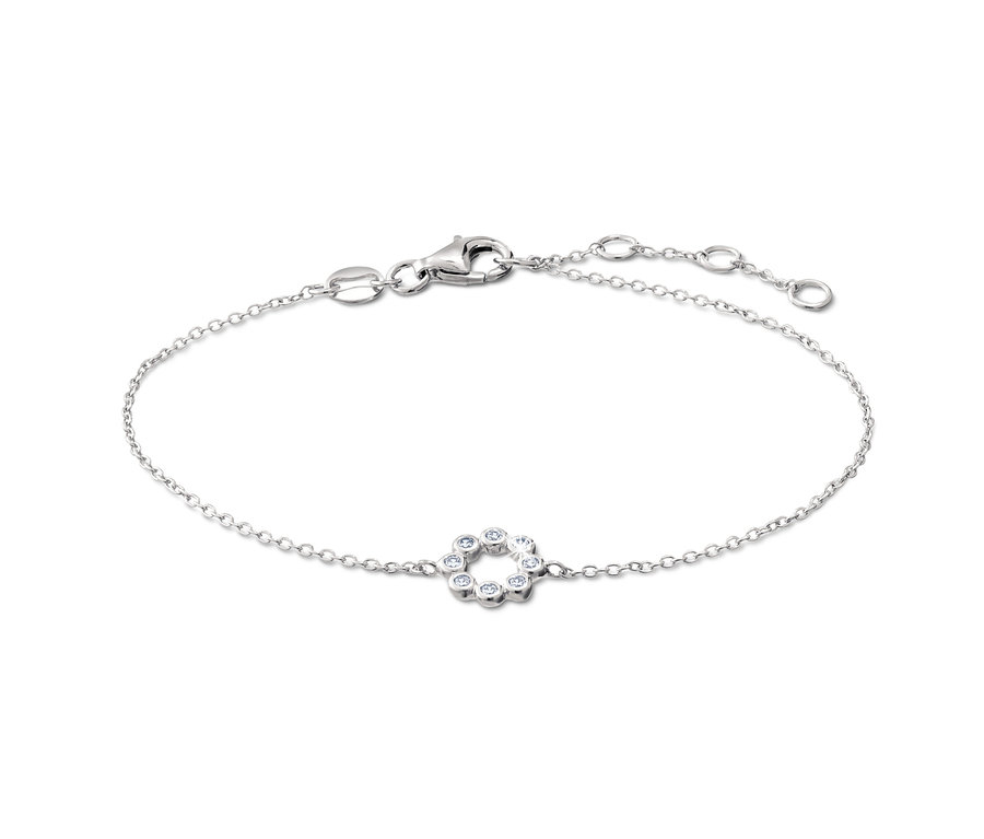 Armband aus 925er Silber mit Zirkonia.