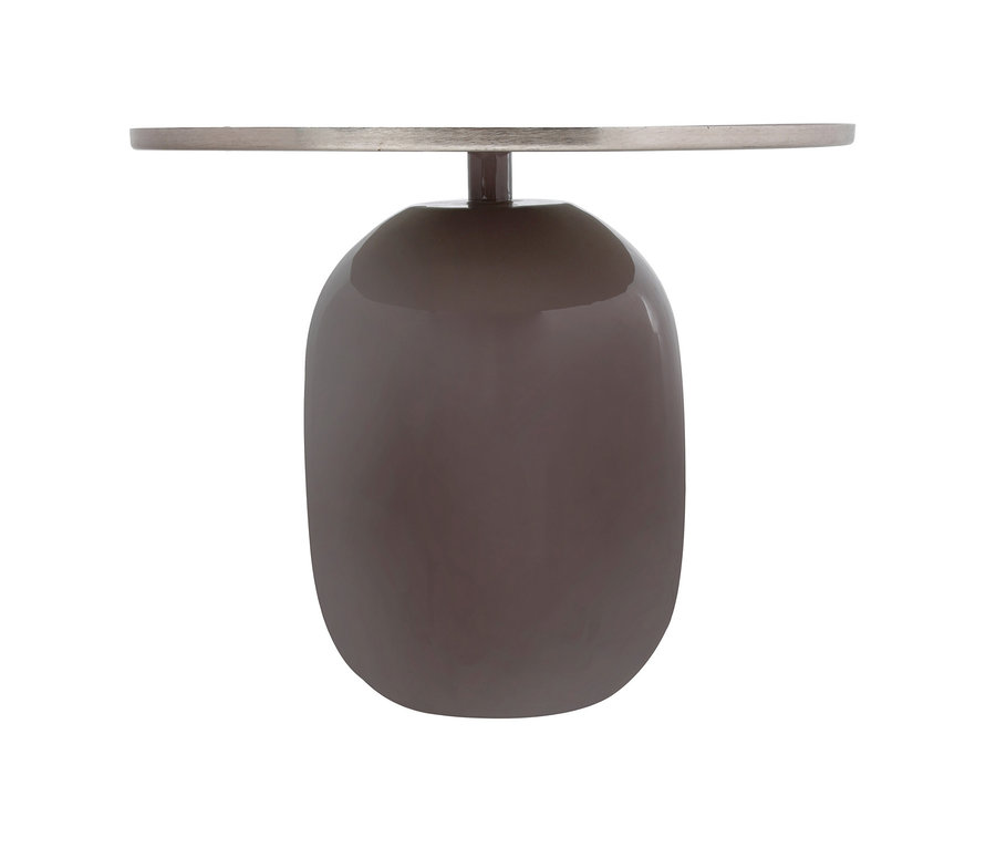 Grau-silberner Kayoom-Beistelltisch "Art Deco 525".