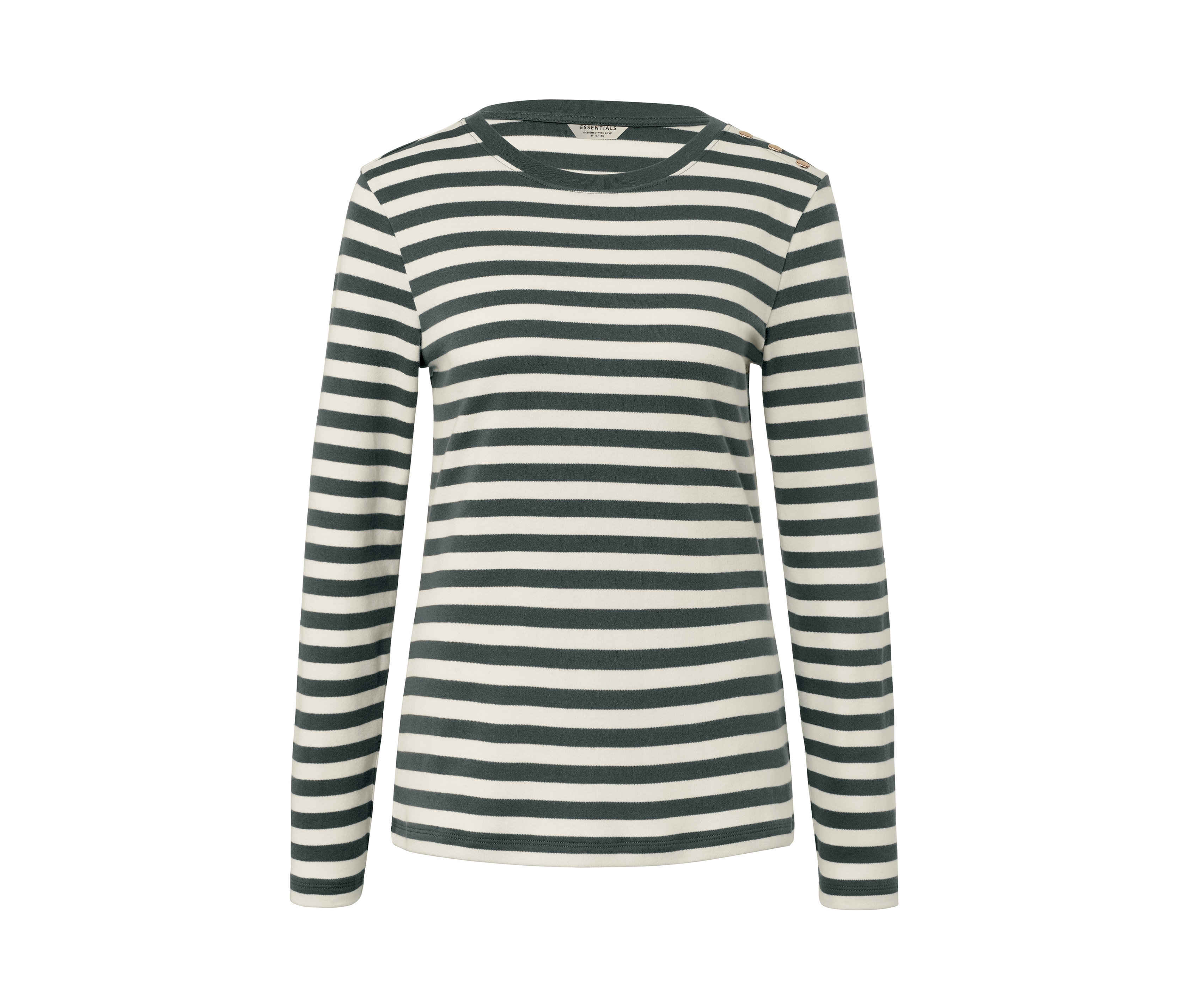 Tchibo - Gestreiftes Langarmshirt - Damen - Gr. L - dunkelgrün/gestreift. Tchibo - Gestreiftes Langarmshirt - Damen - Gr. L - dunkelgrün/gestreift <![CDATA[Gestreiftes Langarmshirt Farbe: Dunkelgrün-cremeweiß gestreift Material: 100% Baumwolle M Gestreiftes Langarm günstig Kaufen-Tchibo - Gestreiftes Langarmshirt - Damen - Gr. L - dunkelgrün/gestreift. Tchibo - Gestreiftes Langarmshirt - Damen - Gr. L - dunkelgrün/gestreift <![CDATA[Gestreiftes Langarmshirt Farbe: Dunkelgrün-cremeweiß gestreift Material: 100% Baumwolle M