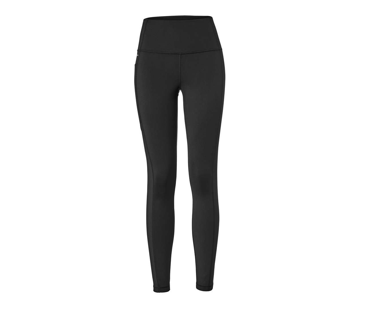Schwarze Sporttight mit Mesh.