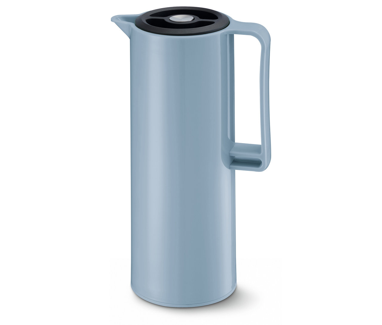 Blaue Isolierkanne.