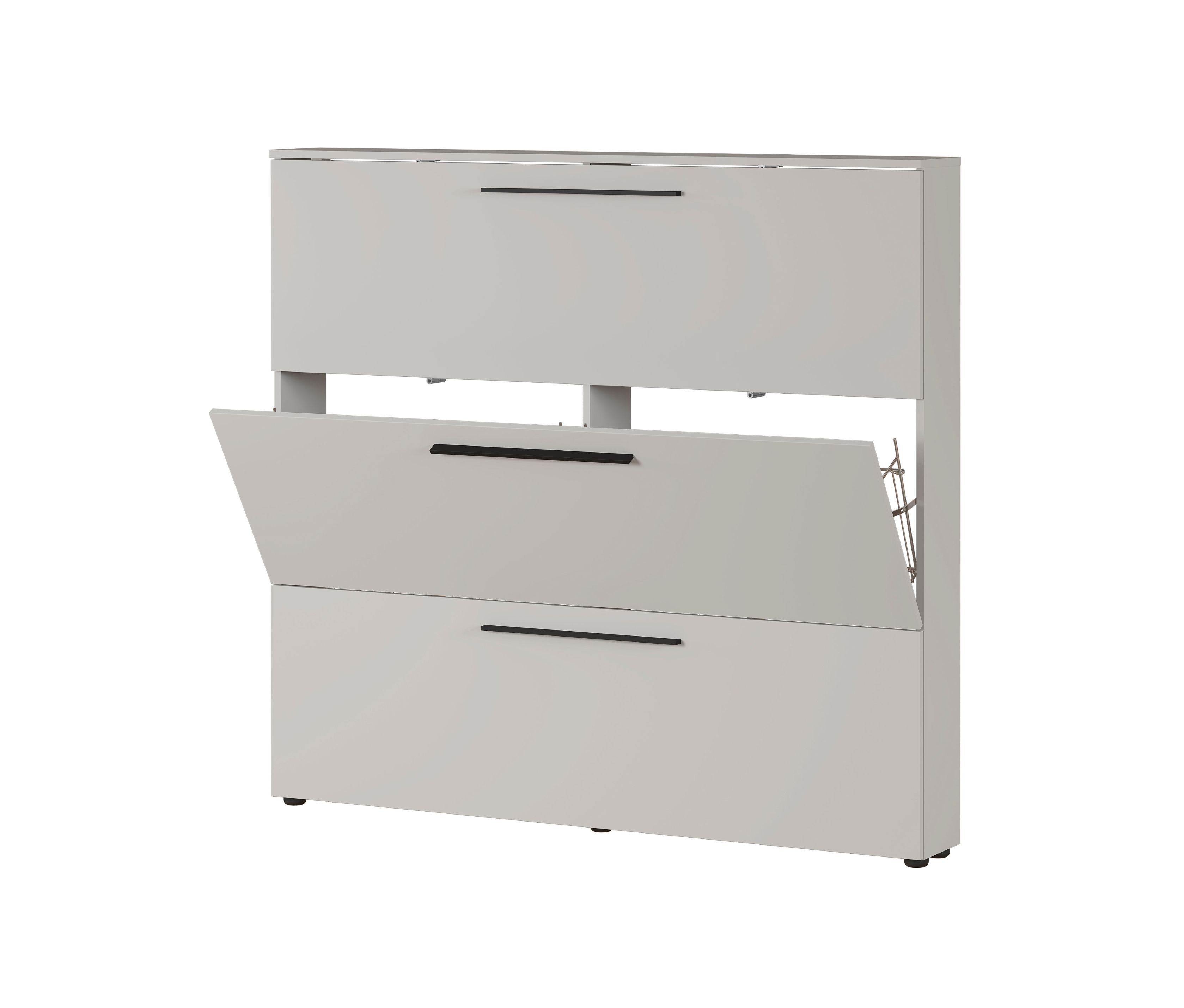 Thumbnail - Tchibo - Schuhschrank »Utah« - 140x129x19cm - schwarz - Holz