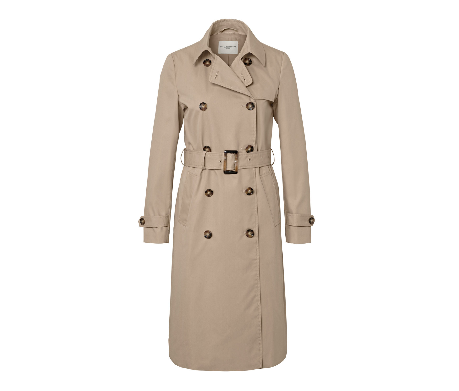 Trenchcoat - Damen - Gr. 46 - beige - beige