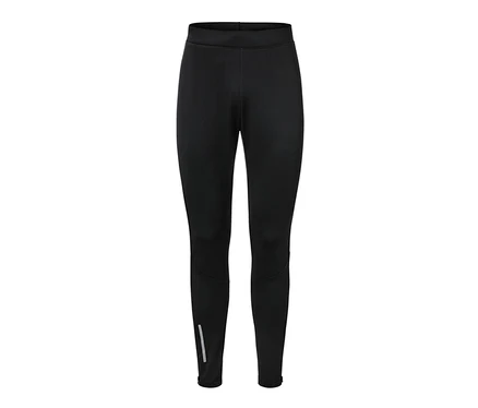 Schwarze Windprotection-Lauftight.