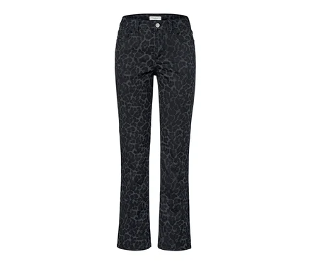 Bedruckte Straight Jeans – Fit »Kira«.