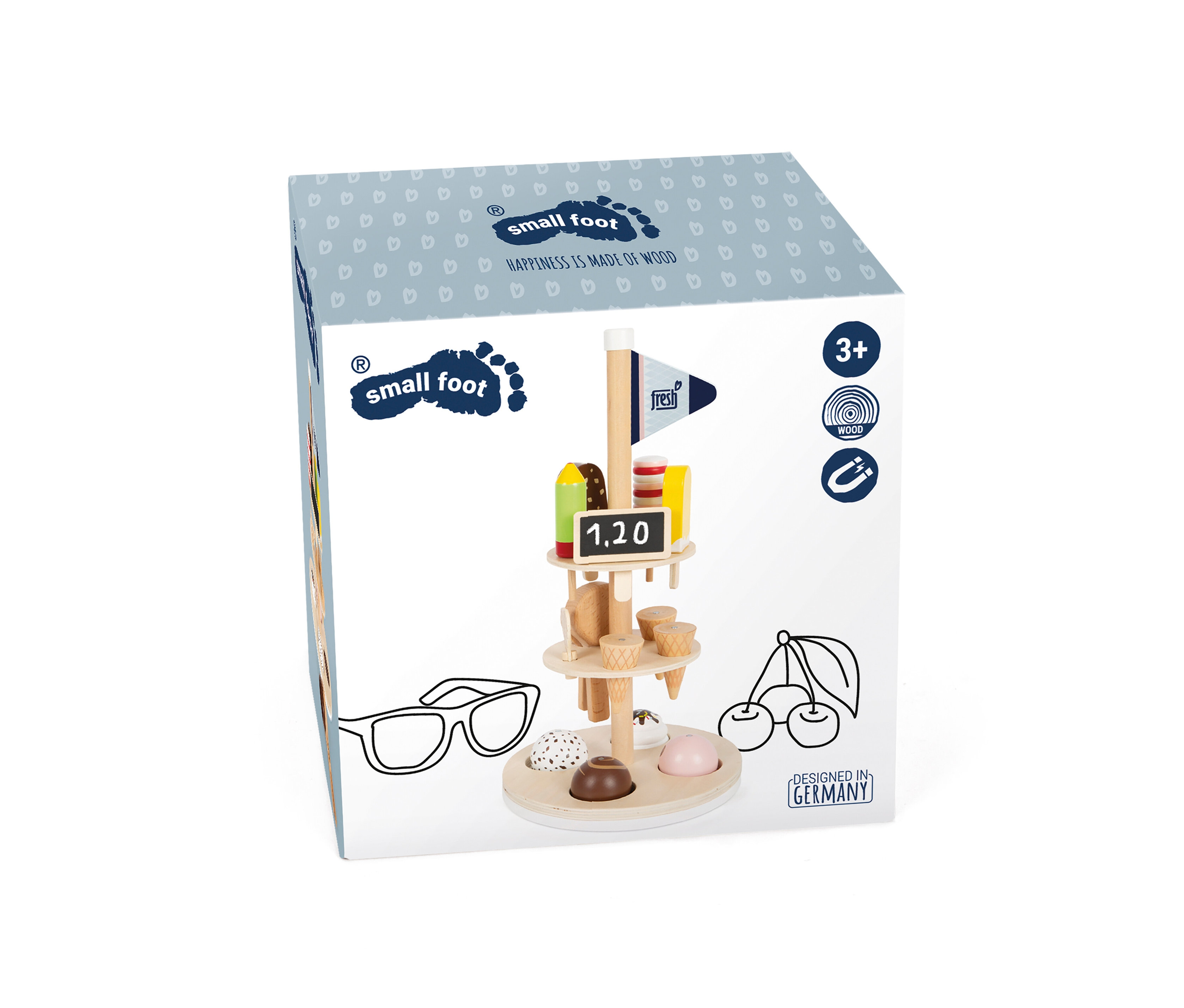 Thumbnail - small foot Eisständer »Fresh« - mehrfarbig