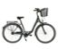 Graues HAWK Bikes City Wave Deluxe Plus Fahrrad mit 46-cm-Rahmen und Korb.