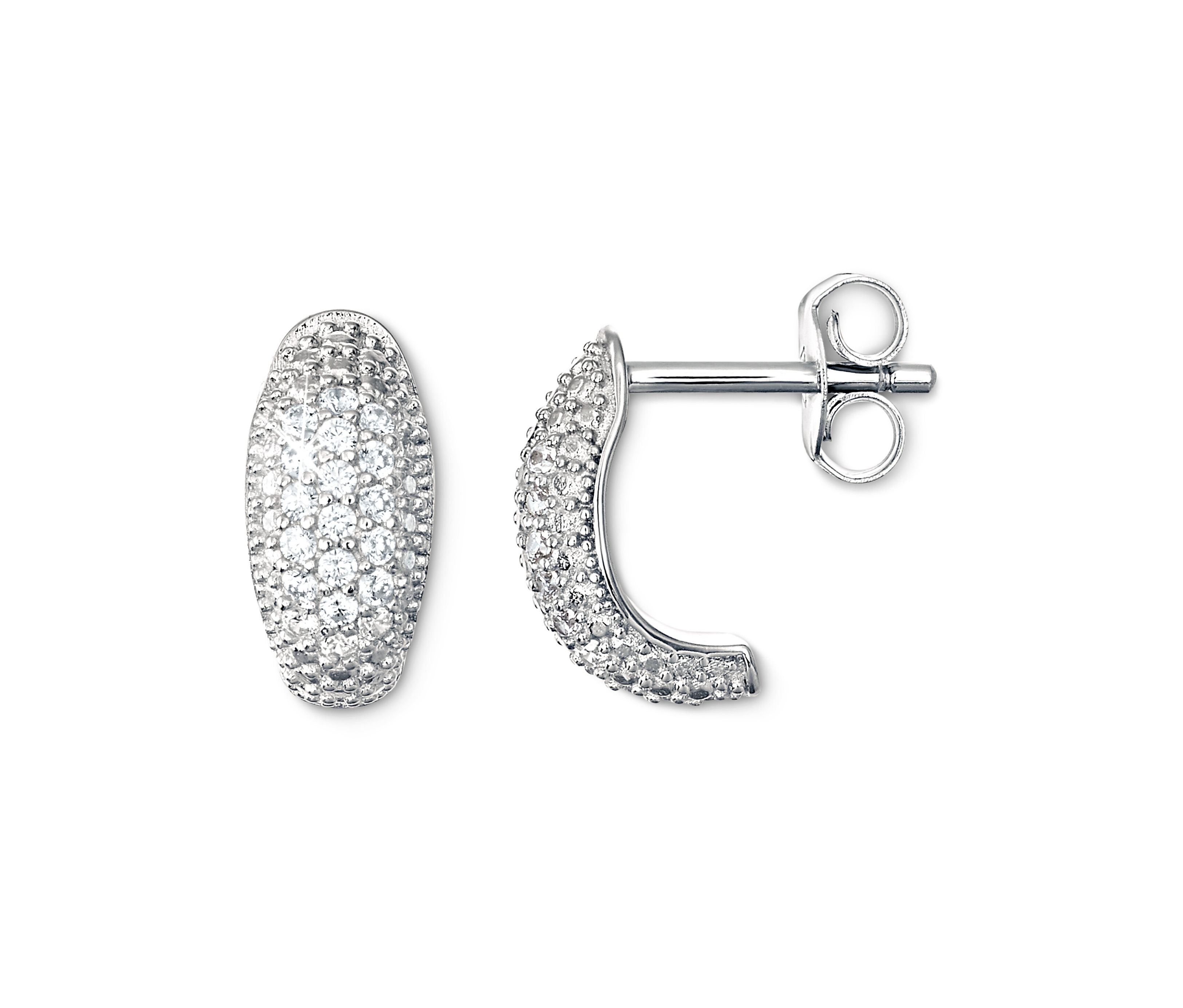 Tchibo - 925 Silber Creolen Sparkling - silber