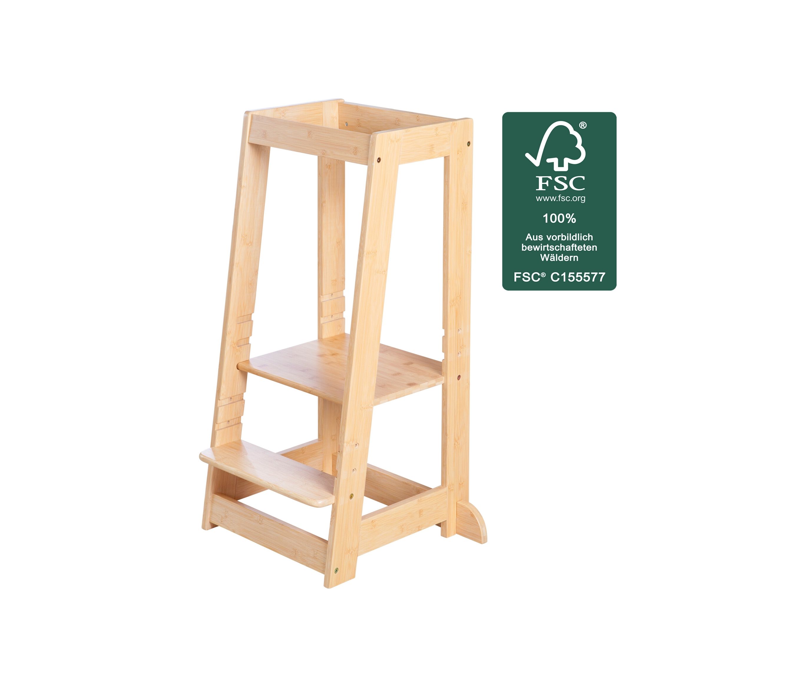 Thumbnail - roba Lernturm - 54x43,5x88cm - braun - Holz