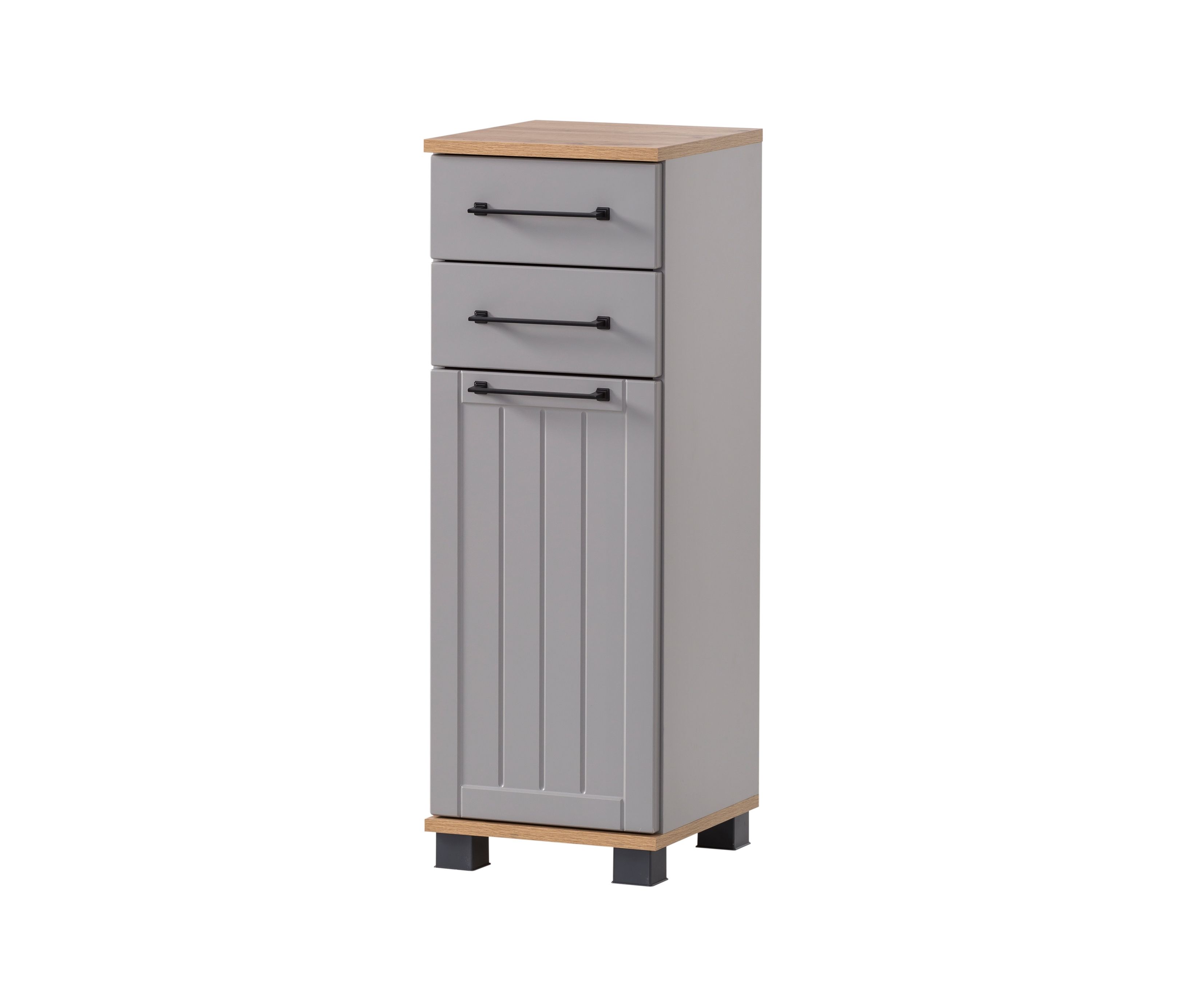 Tchibo - Unterschrank »Jelda« - 30,5x32,5x88cm - schwarz - Holz / Metall / Kunststoff