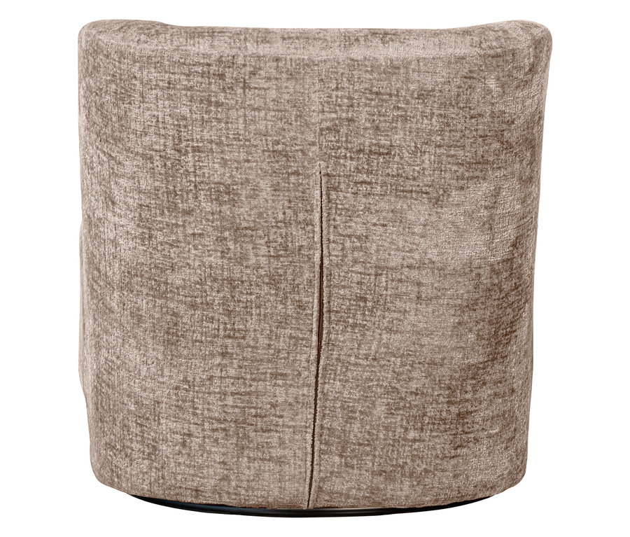 Rückansicht des Woood Drehsessels »Atty«, sandfarben.