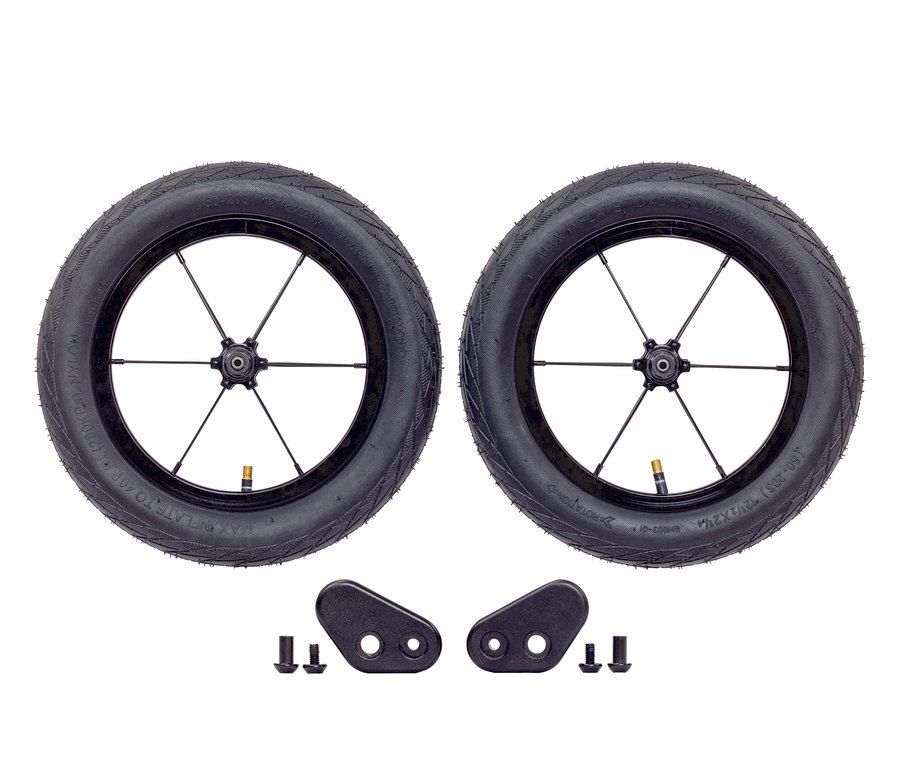 Zwei PUKY Laufrad NEXT BUNDLE 12" und 14" Räder und Montagematerial.