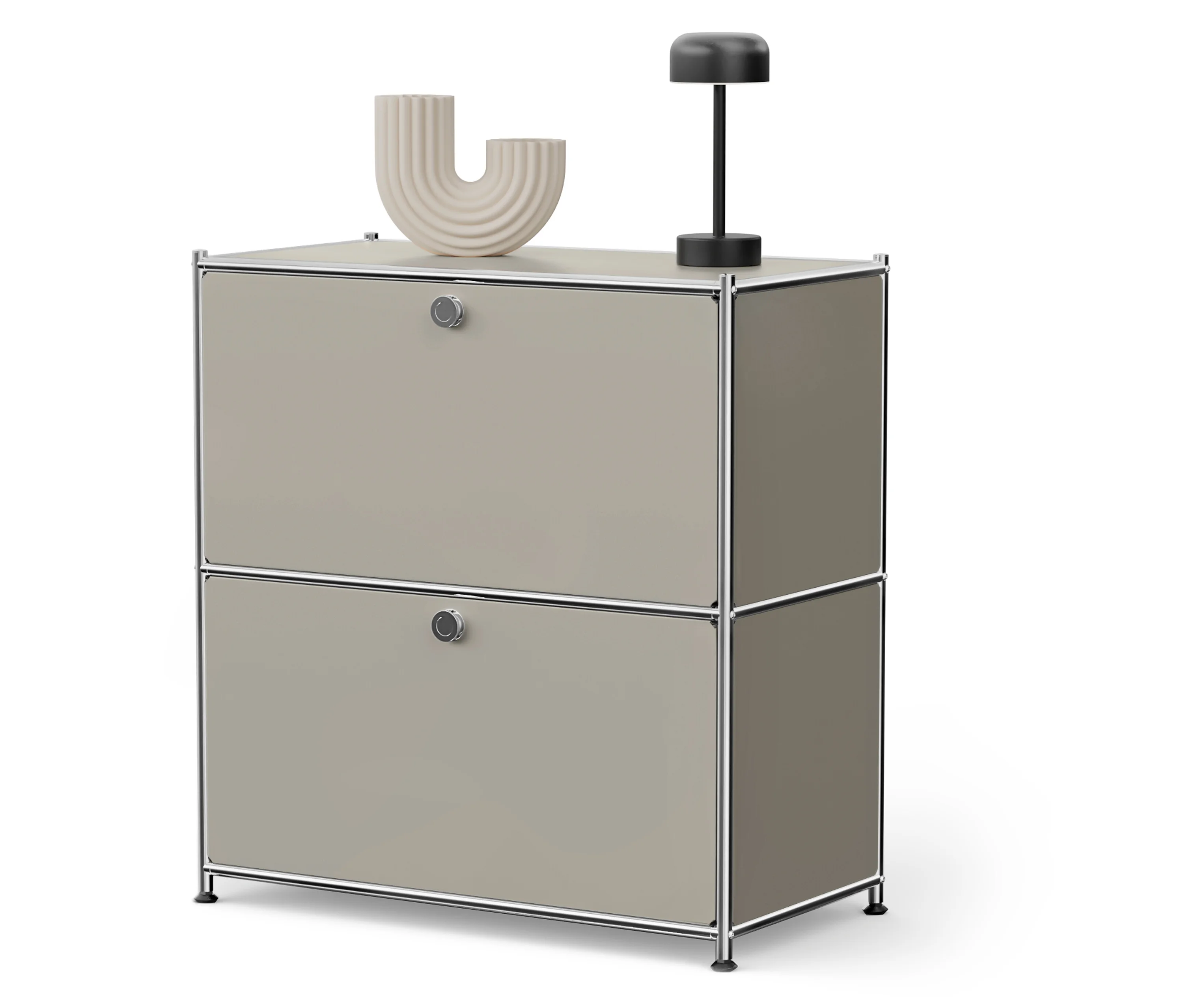 Tchibo - Sideboard Metall »Cn3« mit 2 Klappenfächern - 77x40x82,5cm - hellgrau - Stahl / Aluminium / Kunststoff. Tchibo - Sideboard Metall »Cn3« mit 2 Klappenfächern - 77x40x82,5cm - hellgrau - Stahl / Aluminium / Kunststoff 60,5cm günstig Kaufen-Tchibo - Sideboard Metall »Cn3« mit 2 Klappenfächern - 77x40x82,5cm - hellgrau - Stahl / Aluminium / Kunststoff. Tchibo - Sideboard Metall »Cn3« mit 2 Klappenfächern - 77x40x82,5cm - hellgrau - Stahl / Aluminium / Kunststoff