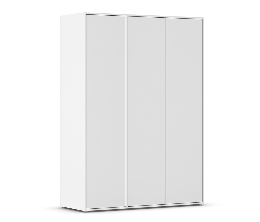 Weißer rauch Kleiderschrank »Nabilia«, 3-türig.