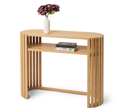 Konsole »HOLT« aus Bambus mit Lamellenelmenten