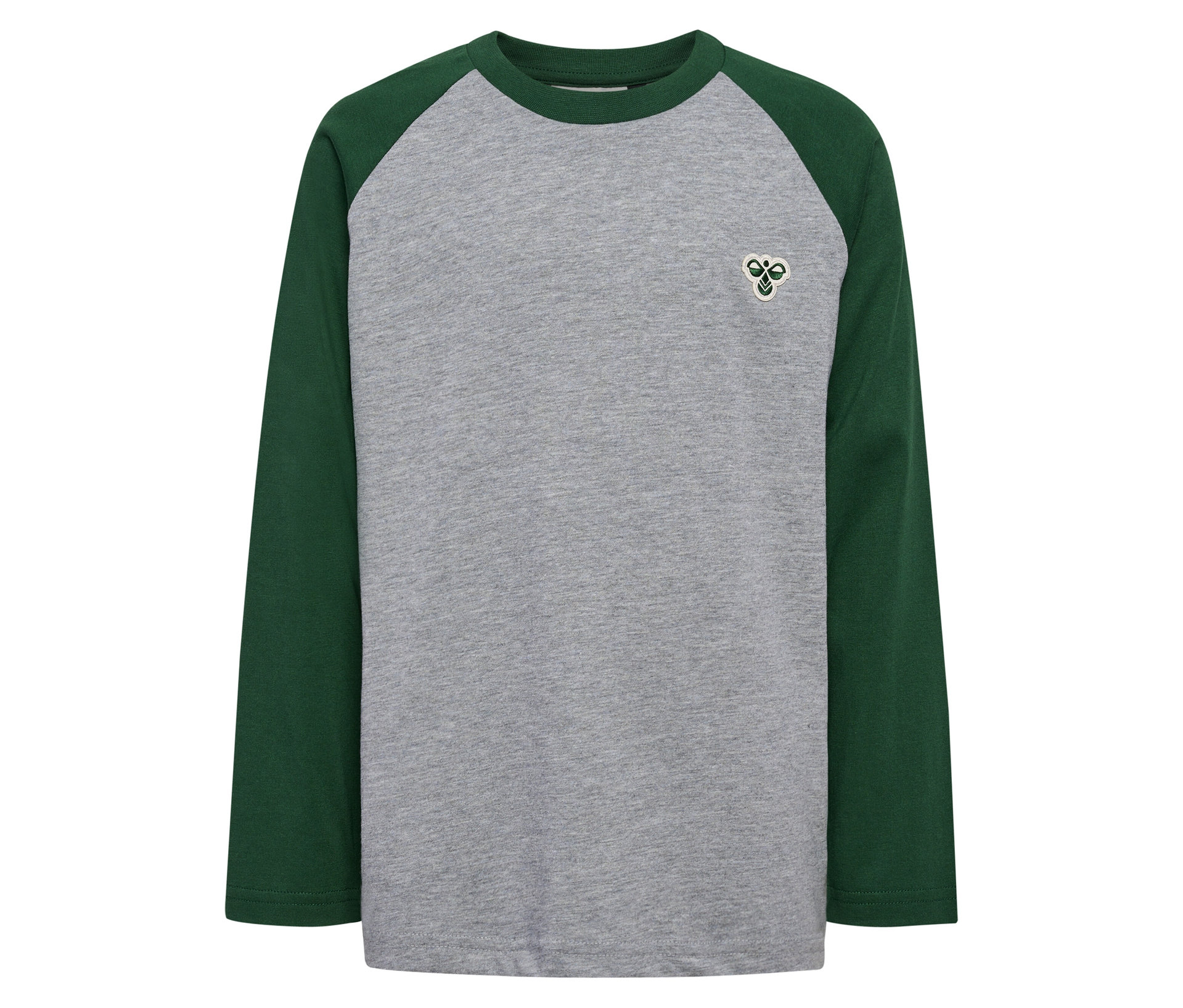 hummel® Hmljr Raglan Loose T-Shirt BEE - Gr. 158/164 - grau