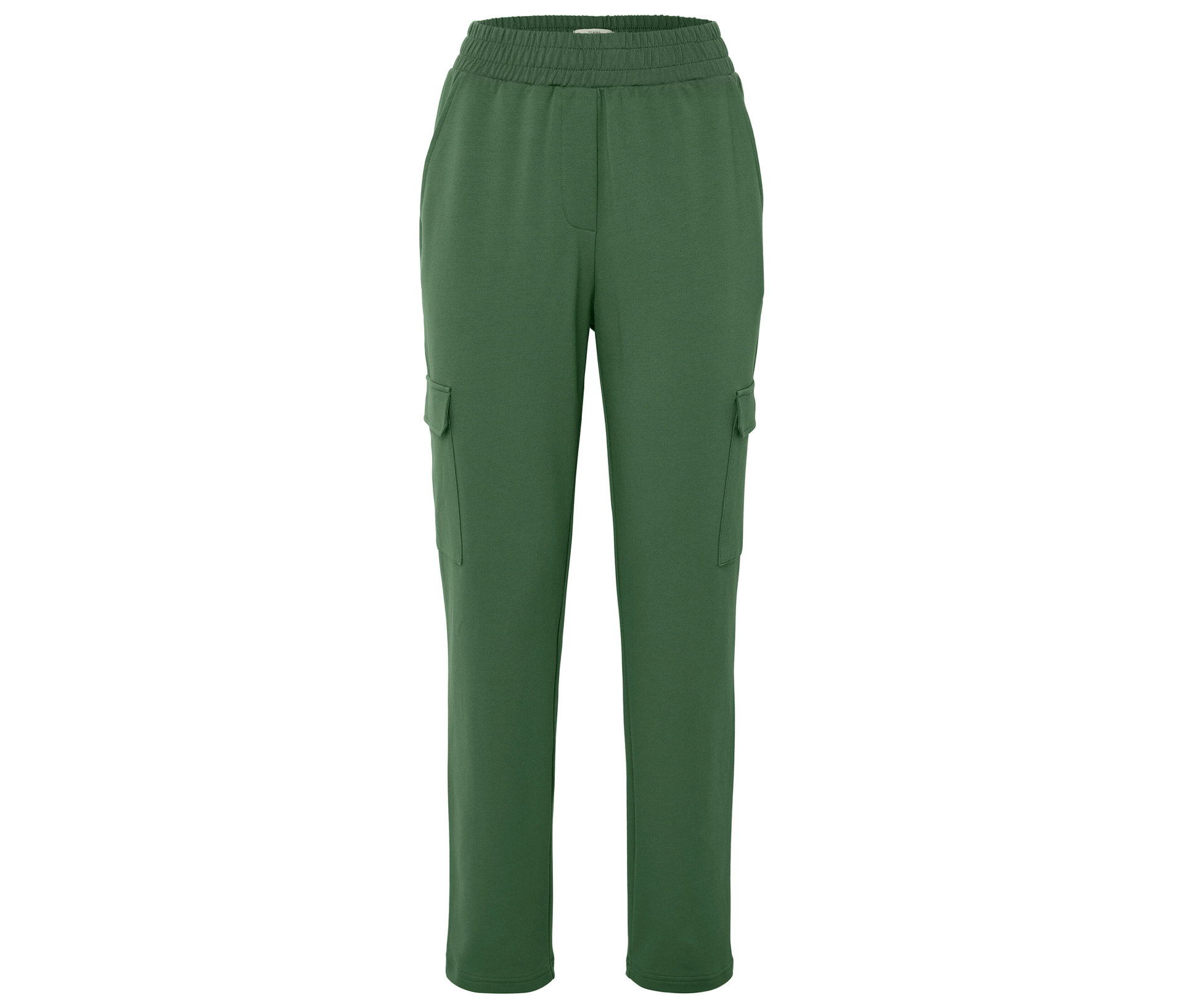 Joggpants mit Cargo-Taschen - Damen - Gr. S - dunkelgrün - dunkelgrün