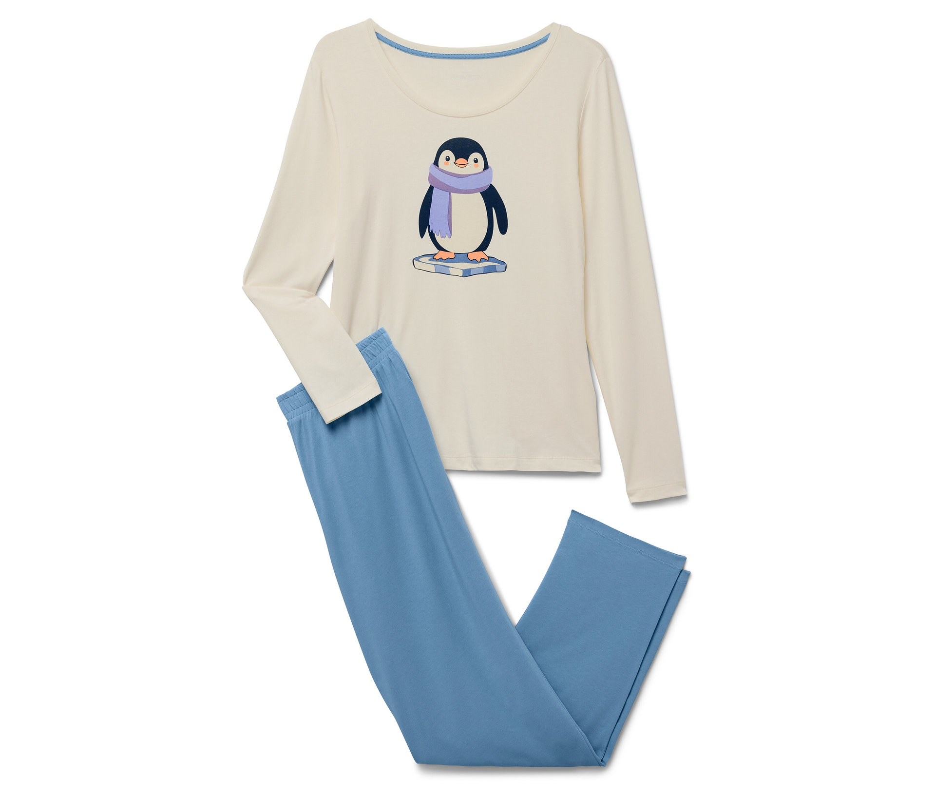 Pyjama - Damen - Gr. XXL - creme - creme