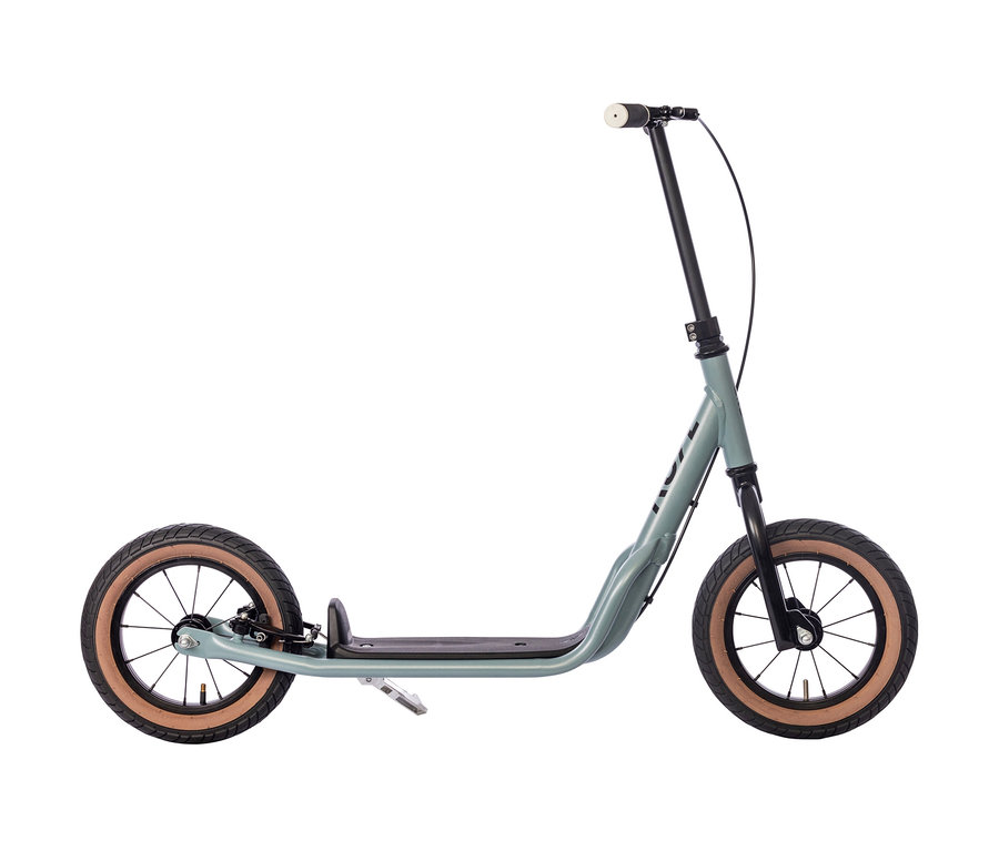 Nahaufnahme eines PUKY Scooter R 07 L, aschblau.