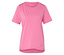 Rosa T-Shirt mit kurzen Ärmeln.