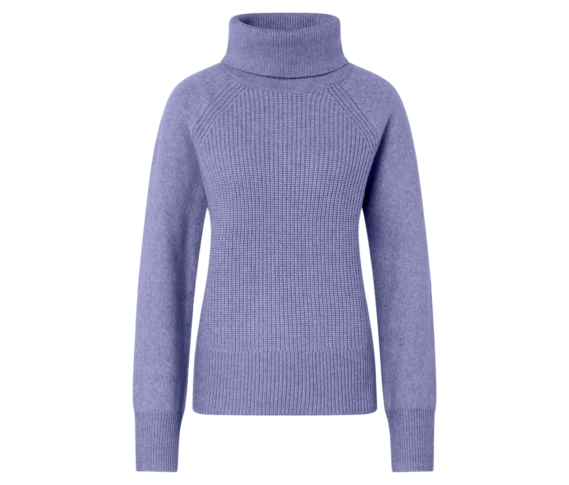 Rollkragenpullover - Damen - Gr. S - lila - lila