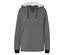 Hoodie, dunkelblau gestreift