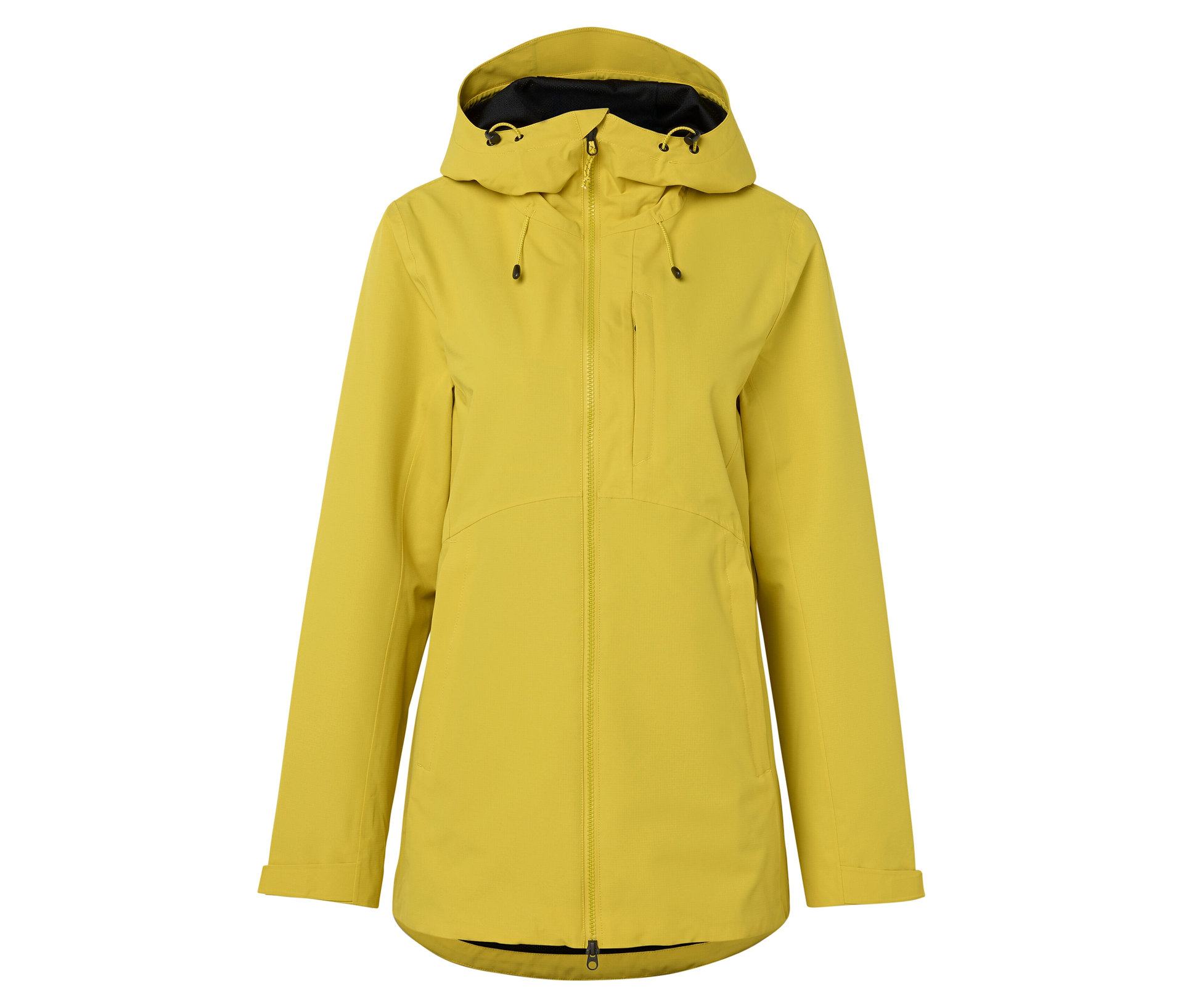 Regenjacke - Damen - Gr. 36 - gelb - gelb