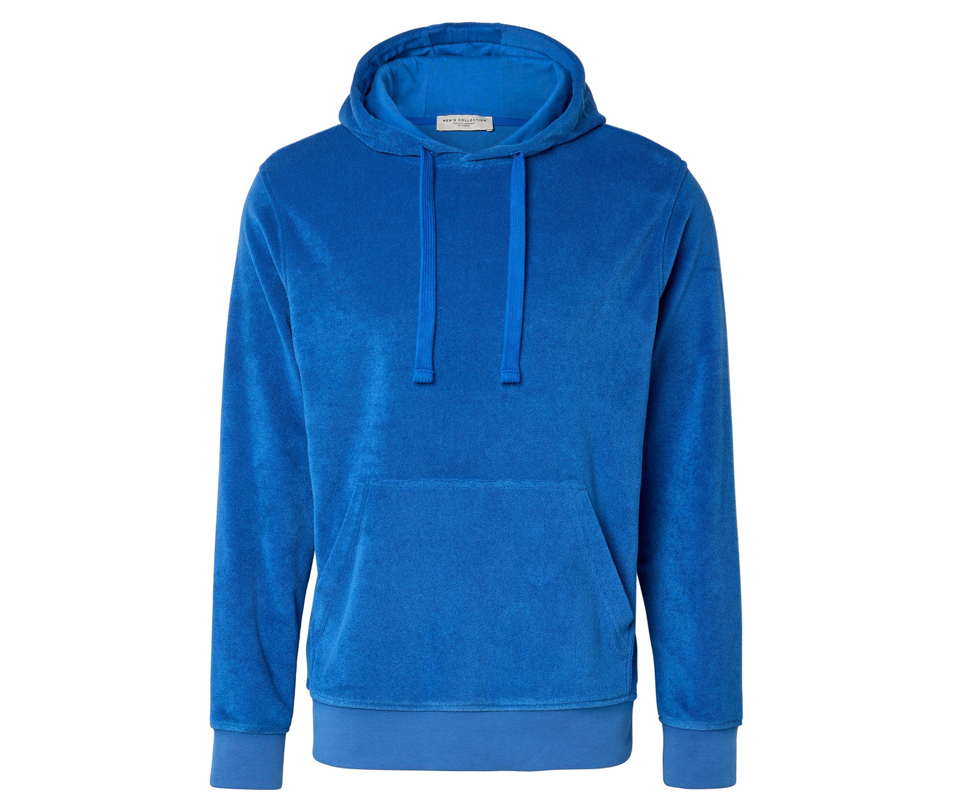 Frottee-Hoodie - Herren - Gr. XL - blau - blau