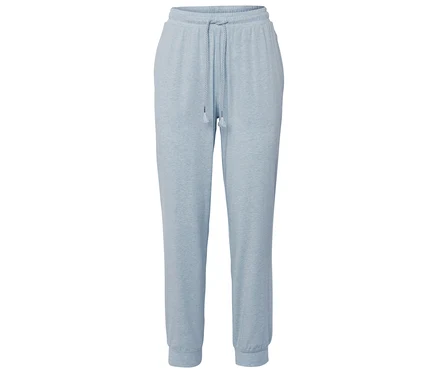 Hellblaue Jogginghose mit Kordelzug.