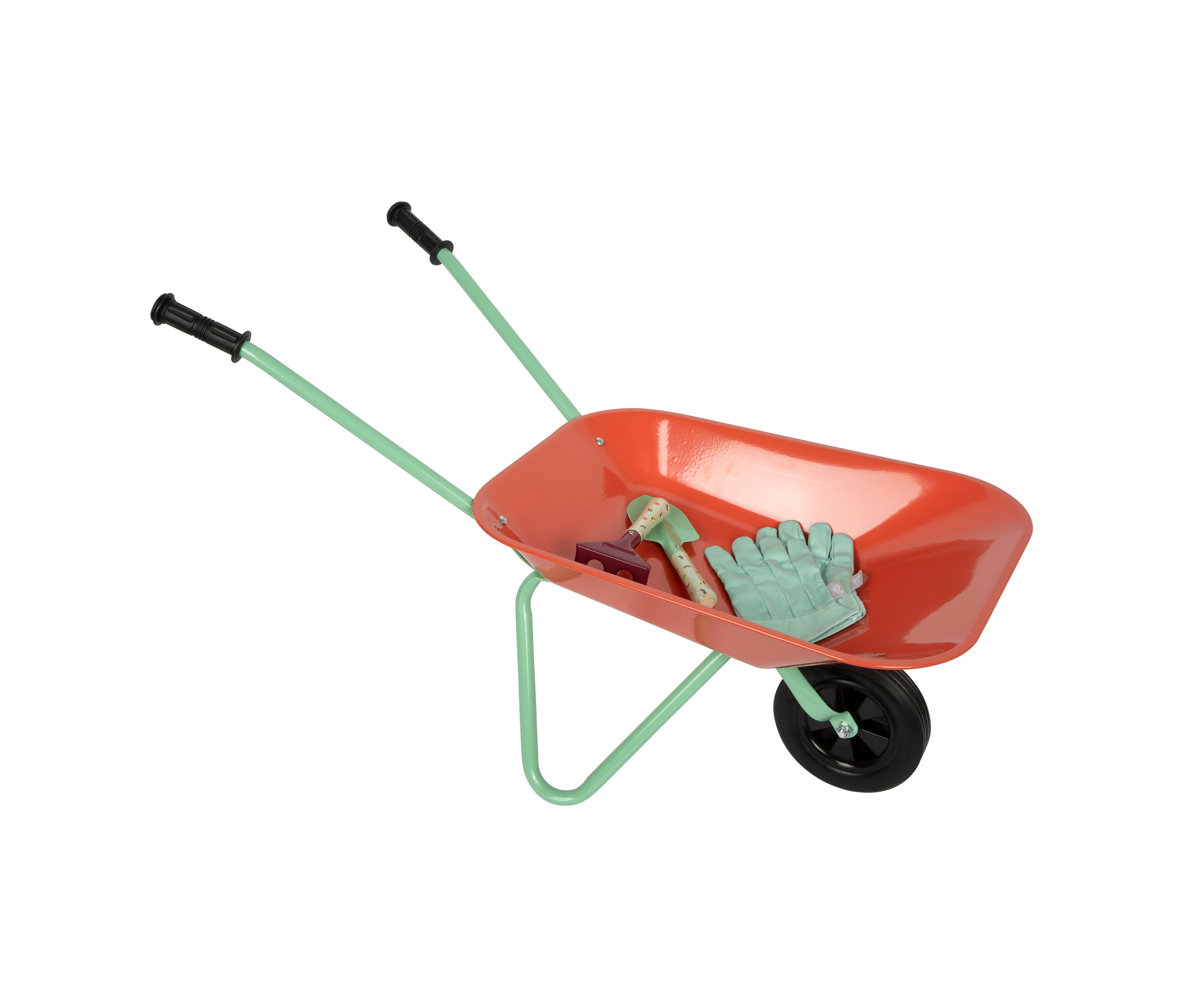 small foot Schubkarre mit Gartenwerkzeug - mehrfarbig