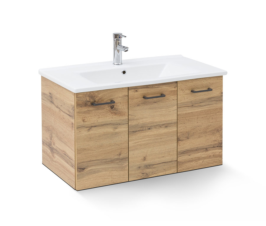 Waschtisch mit Waschbecken »WT 850 Nora«.