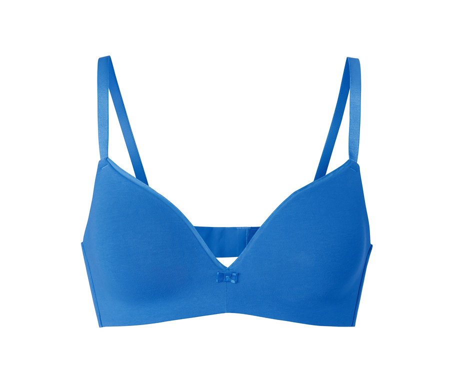 Blauer Softschalen-BH.