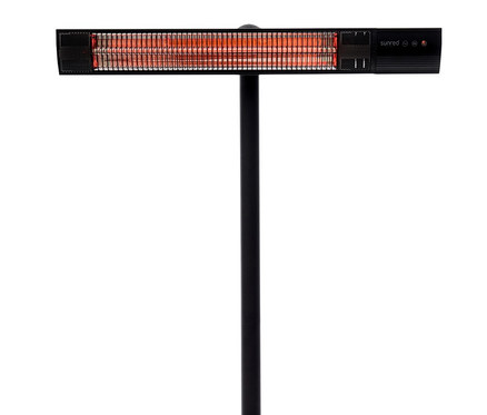Schwarzer Sunred Stand-Heizstrahler »Royal Diamond 2500 W«.