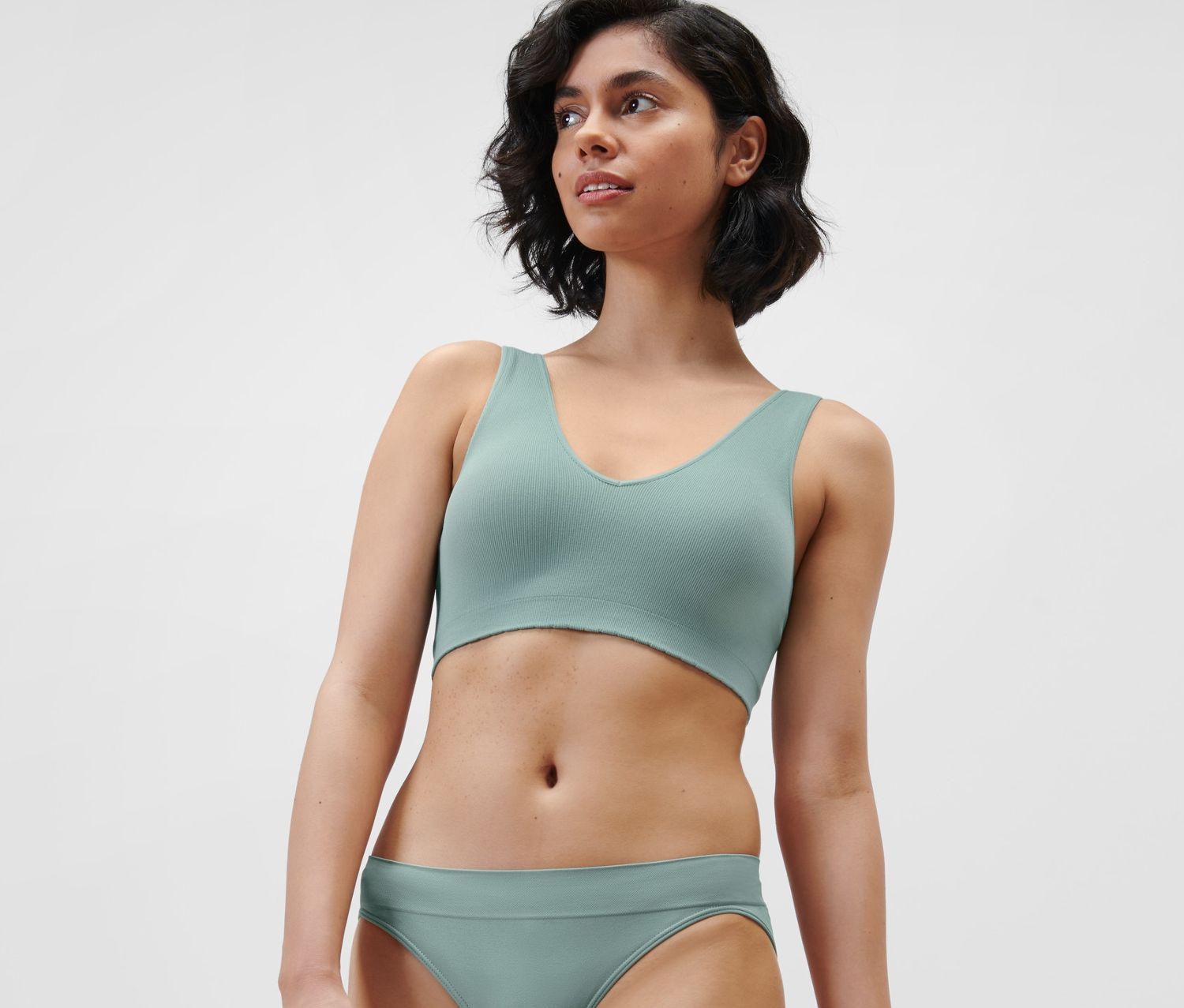 Thumbnail - Tchibo - Seamless-Bustier - Damen - Gr. S - blau