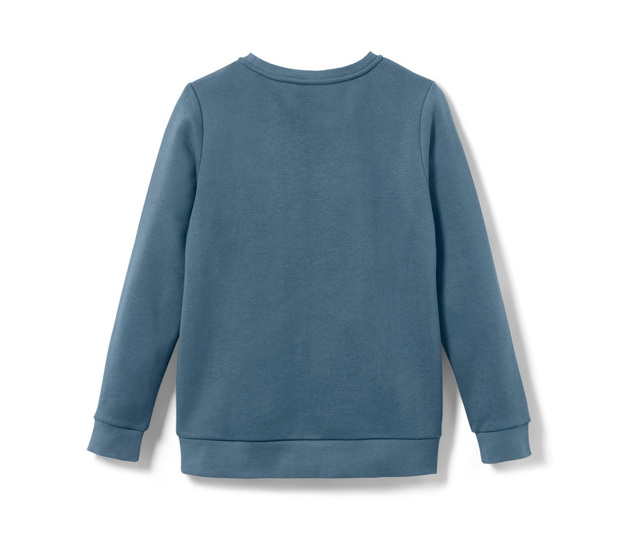 Blaues Kinder-Sweatshirt.
