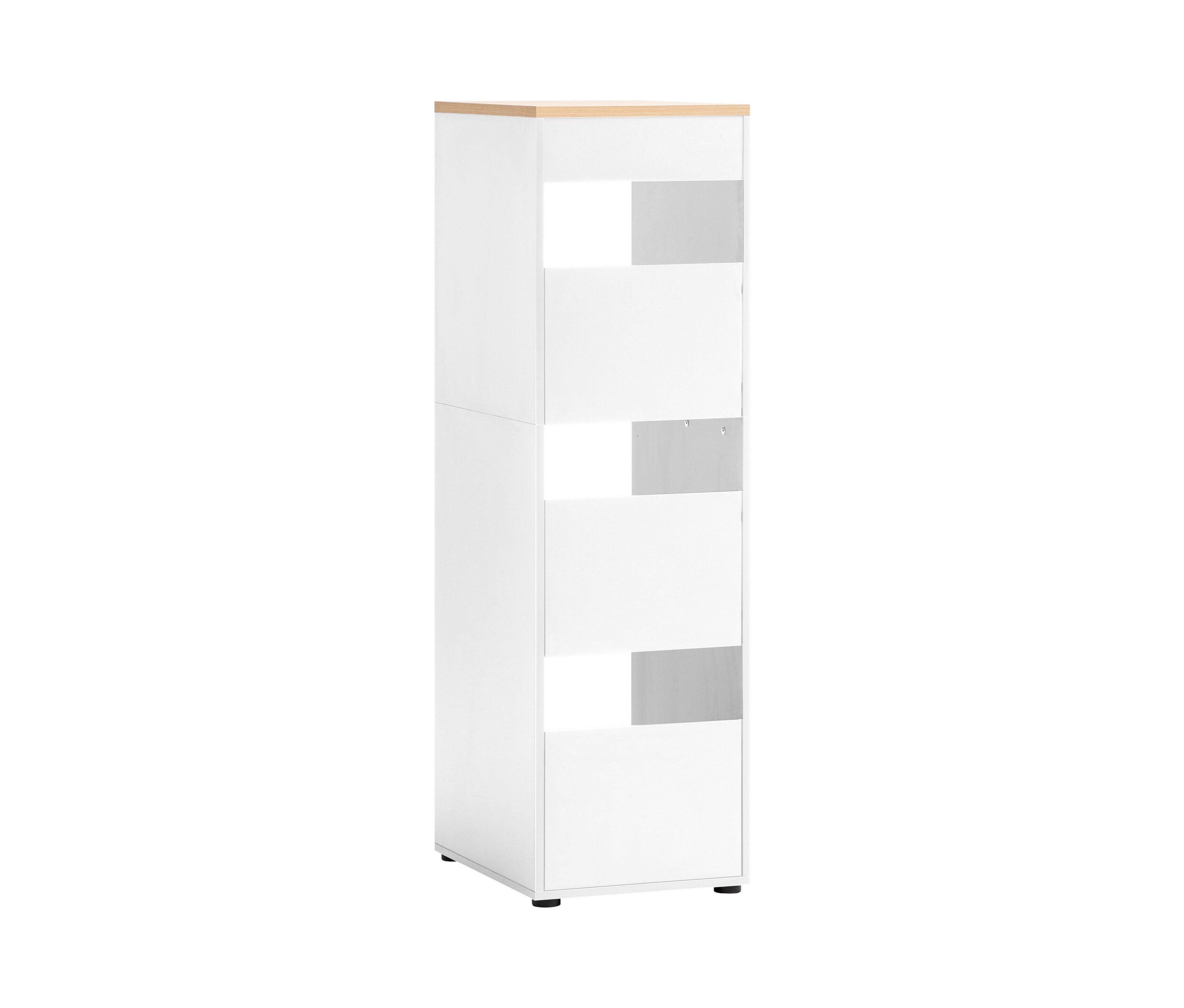 Tchibo - Hochschrank »Solea« - 45x60x155cm - schwarz - Holz / Metall / Kunststoff