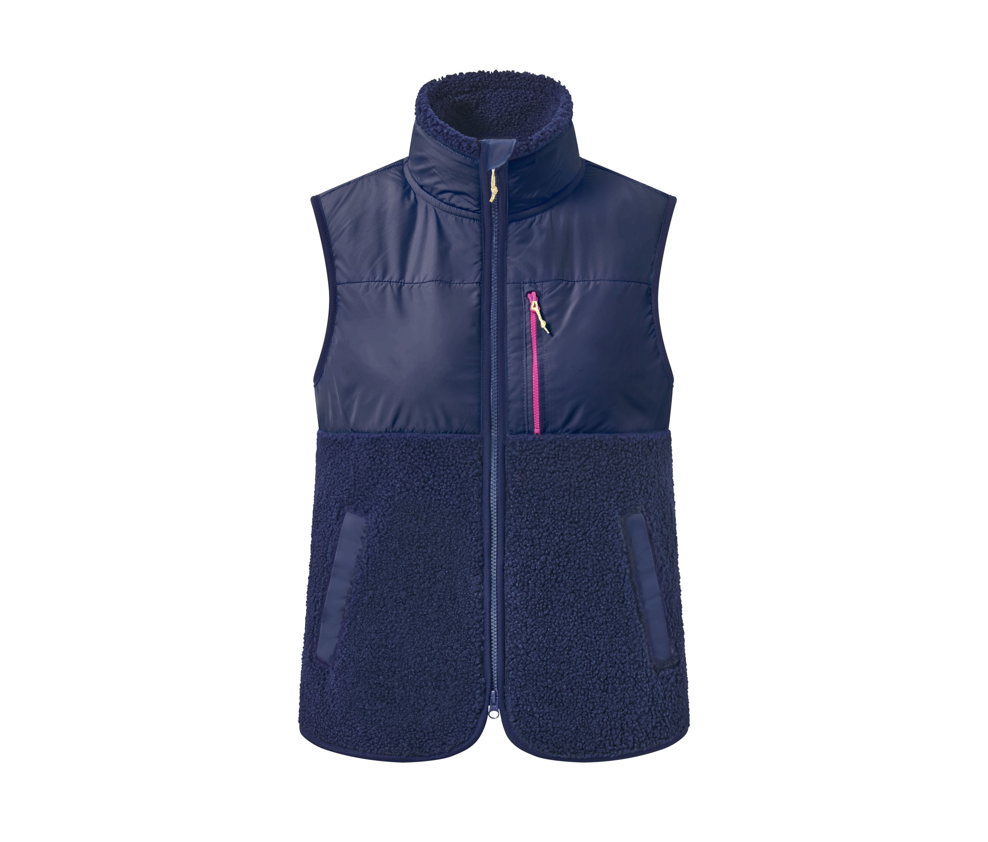 Tchibo - Teddy-Weste - Damen - Gr. S - dunkelblau