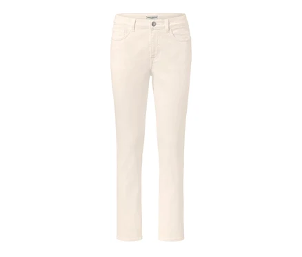 Cremeweiße Jeans im Emma-Schnitt.