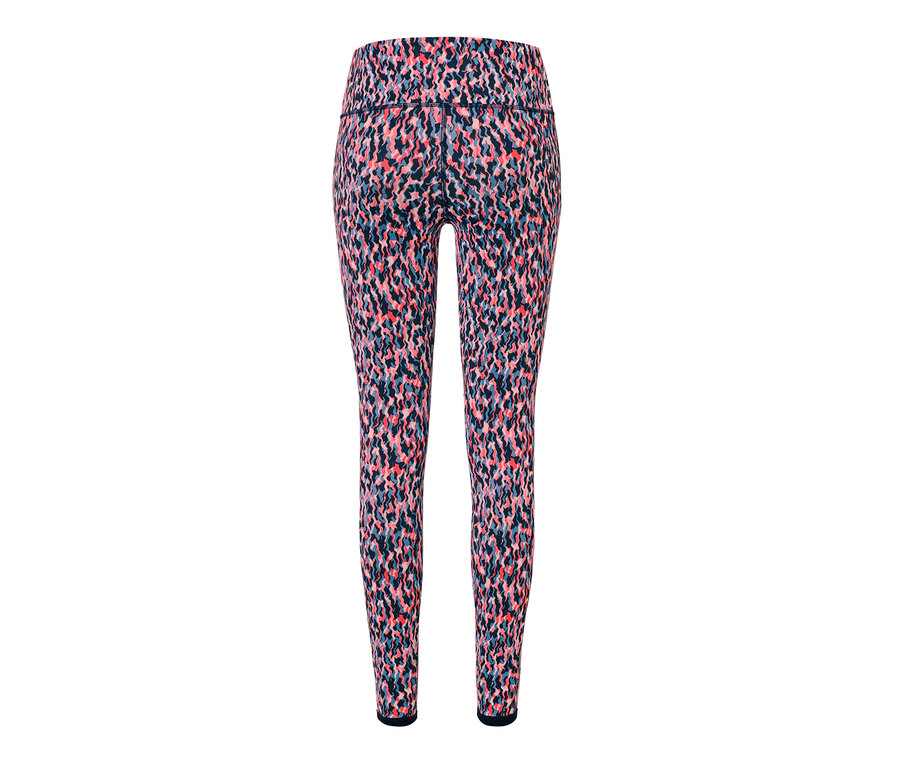 Detail der Wende-Sporttight in Rosa und Navy.